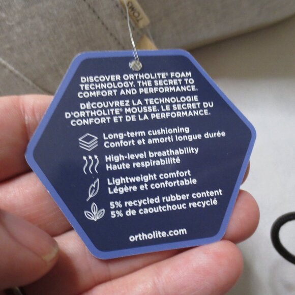 NWT TOMS womens GRAY ALPARGATA drizzle grey SLUB CHAMBRAY slip-on SIZE 9.5 - Picture 8 of 10